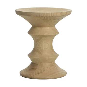 Eames Stool rund sittpall model C - Natural chestnut, Ø33x38 cm - Vitra
