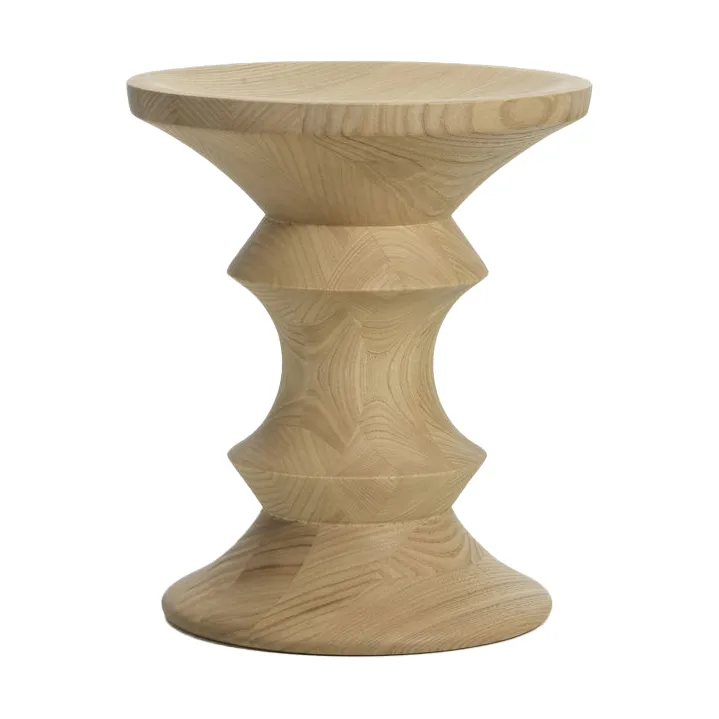 Eames Stool rund sittpall model C - Natural chestnut, Ø33x38 cm - Vitra