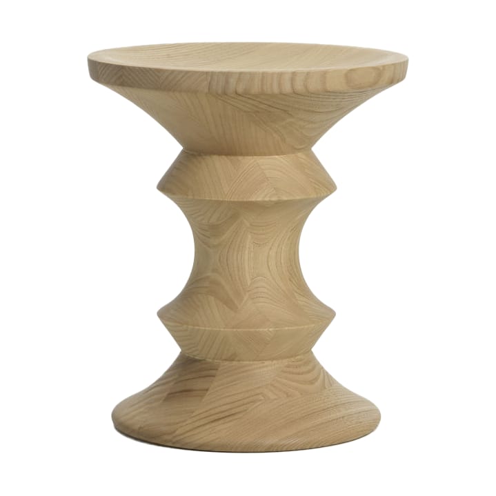Eames Stool sittpall model C, Natural chestnut Vitra