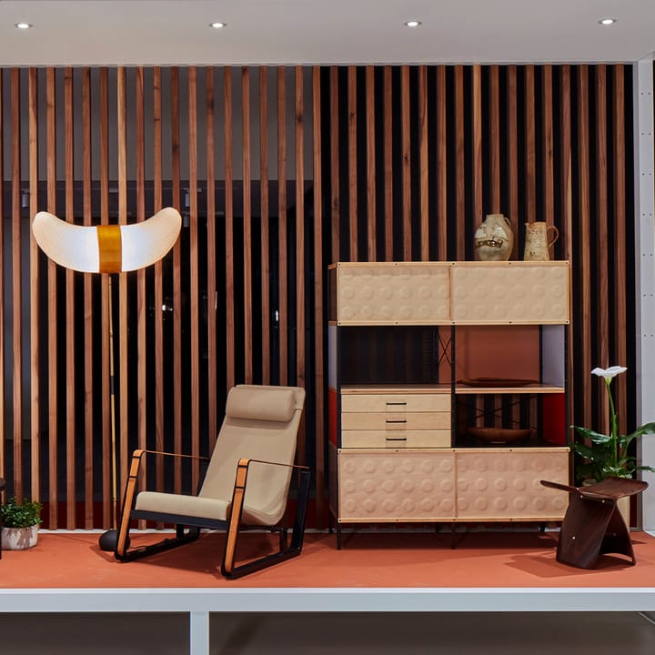Eames storage unit ESU bokhylla, Multi-Svart ram Vitra
