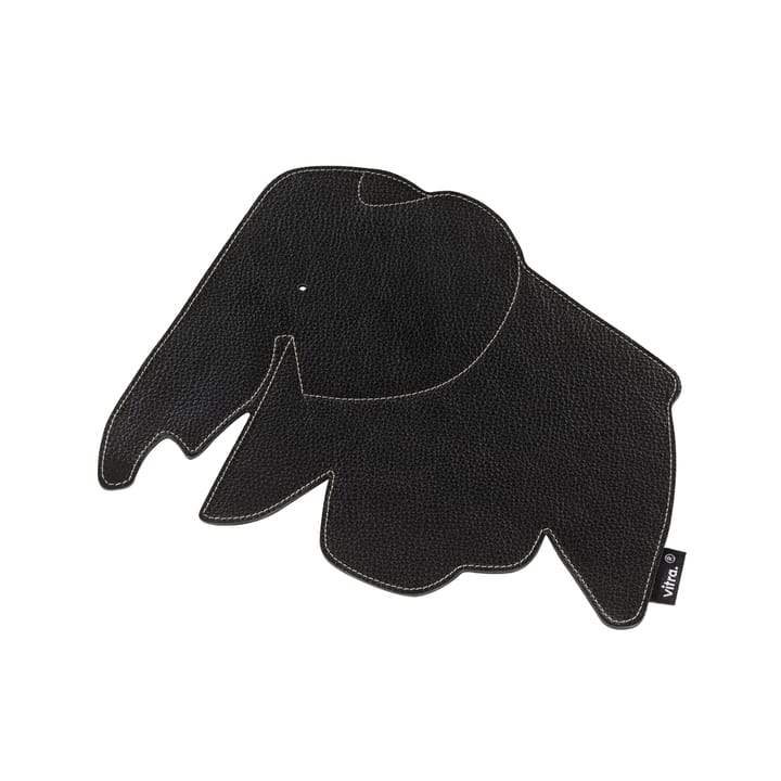 Elephant pad musmatta - 66 nero läder - Vitra