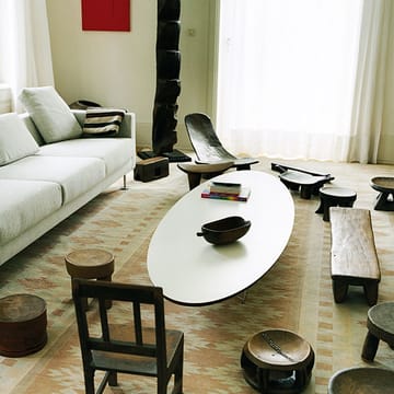 Elliptical soffbord - Vit-Kromstativ - Vitra