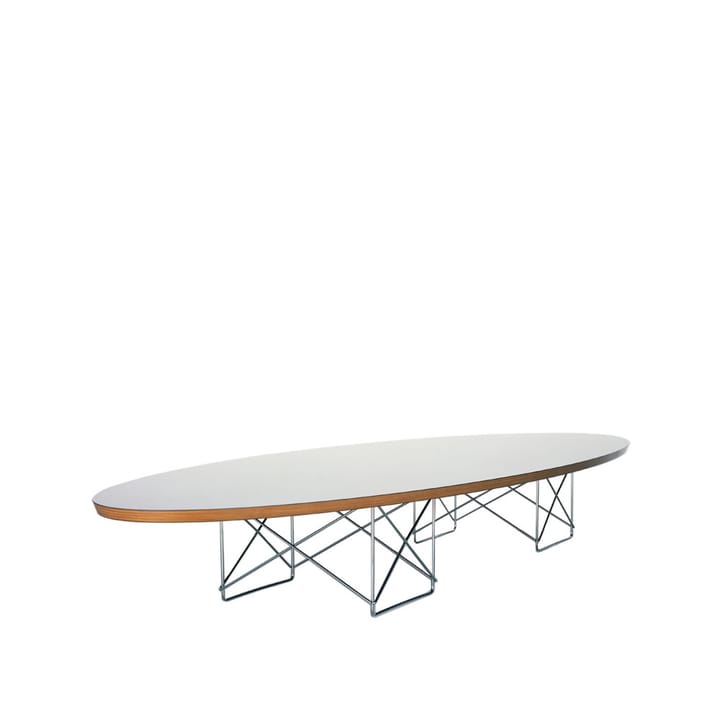 Elliptical soffbord - Vit-Kromstativ - Vitra