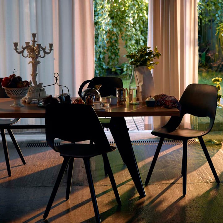 EM HPL table matbord, Asphalt-Deep black 220x90 cm Vitra