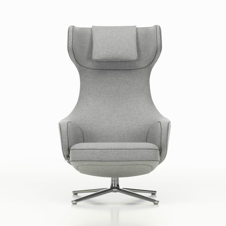 Grand repos fåtölj aluminiumstativ - Cosy 2 pebble grey - Vitra