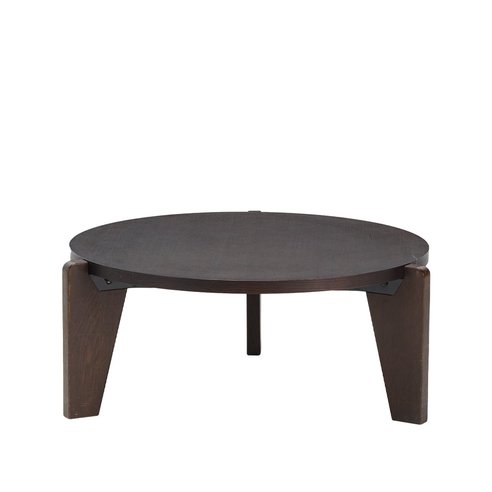 Vitra Guéridon bas soffbord Dark oak | Skandinavisk Design | Soffbord | Beige