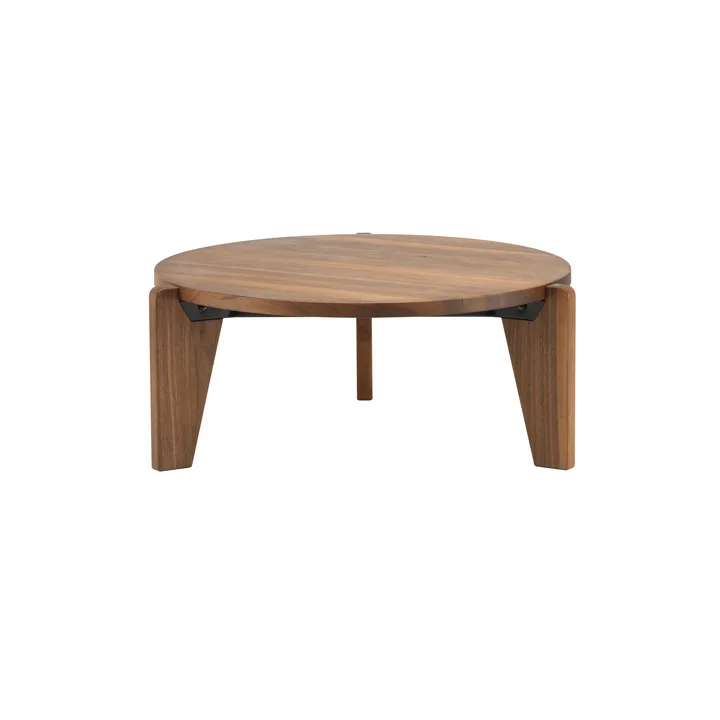 Guéridon bas soffbord - Oiled walnut - Vitra