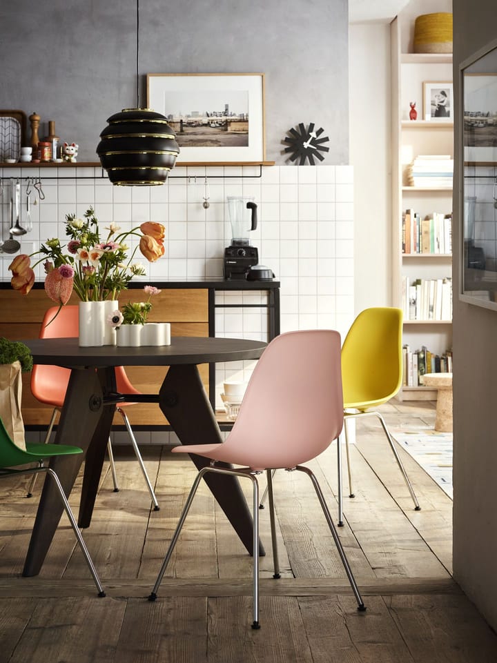 Guéridon matbord, Dark oak ø105cm Vitra