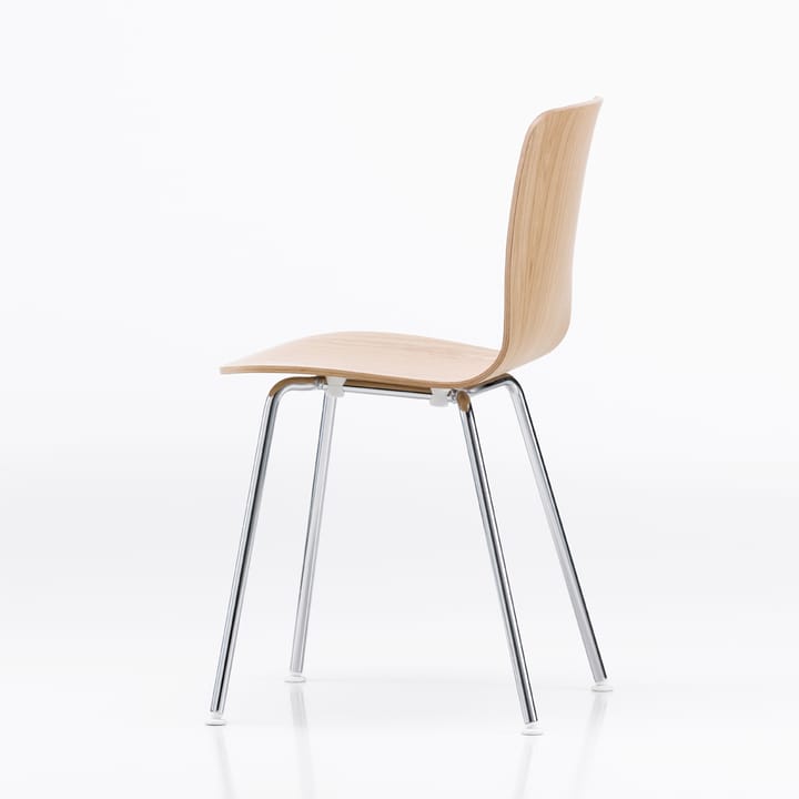Hal ply tube stol, Oak nature-Chrome Vitra