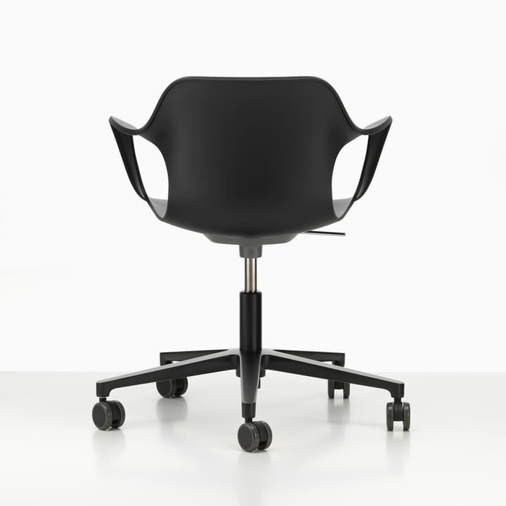 HAL RE armchair studio kontorsstol, Deep black Vitra
