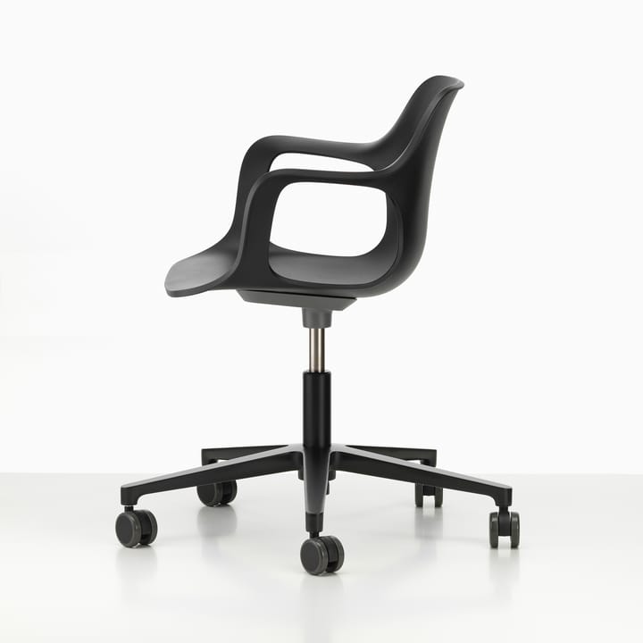 HAL RE armchair studio kontorsstol, Deep black Vitra