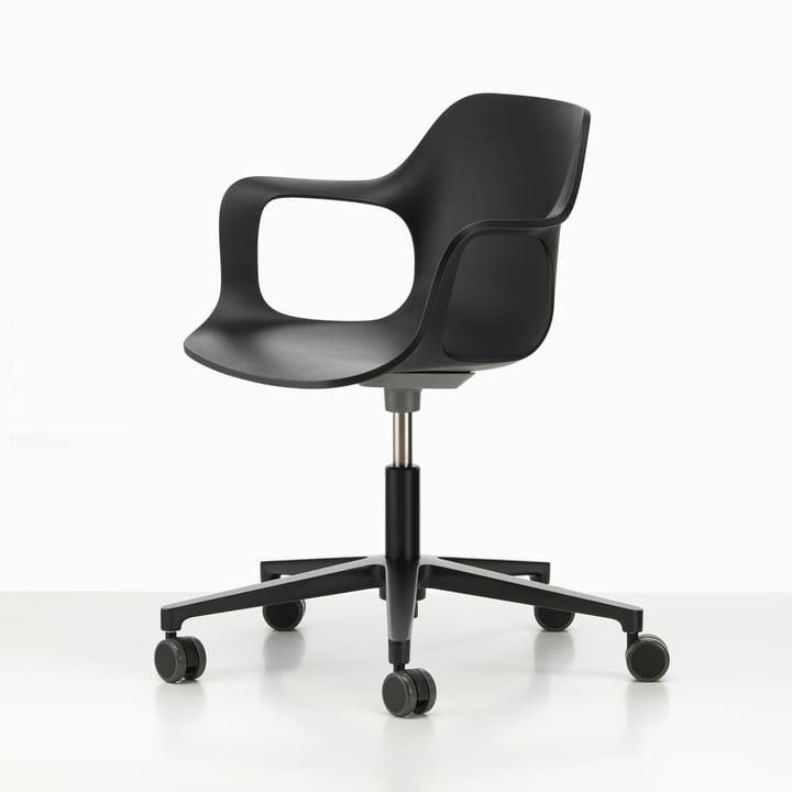 HAL RE armchair studio kontorsstol, Deep black Vitra