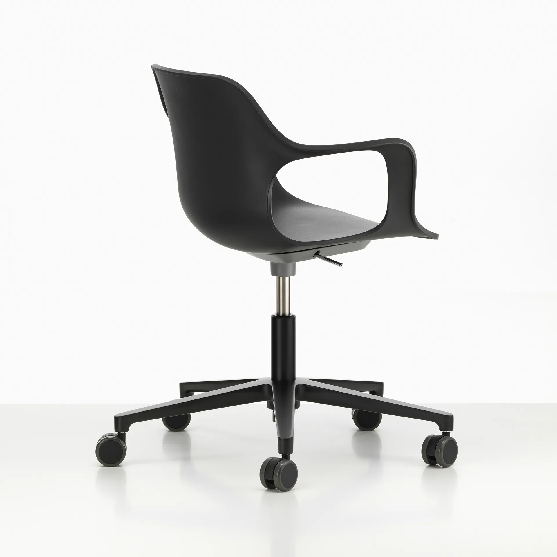HAL RE armchair studio kontorsstol, Deep black Vitra