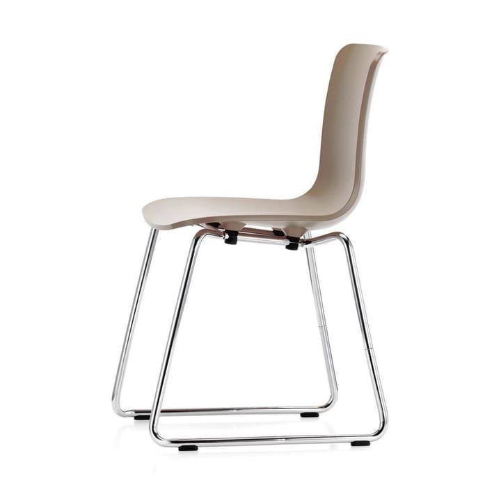 HAL RE sledge kontorsstol - Warm grey-chrome - Vitra