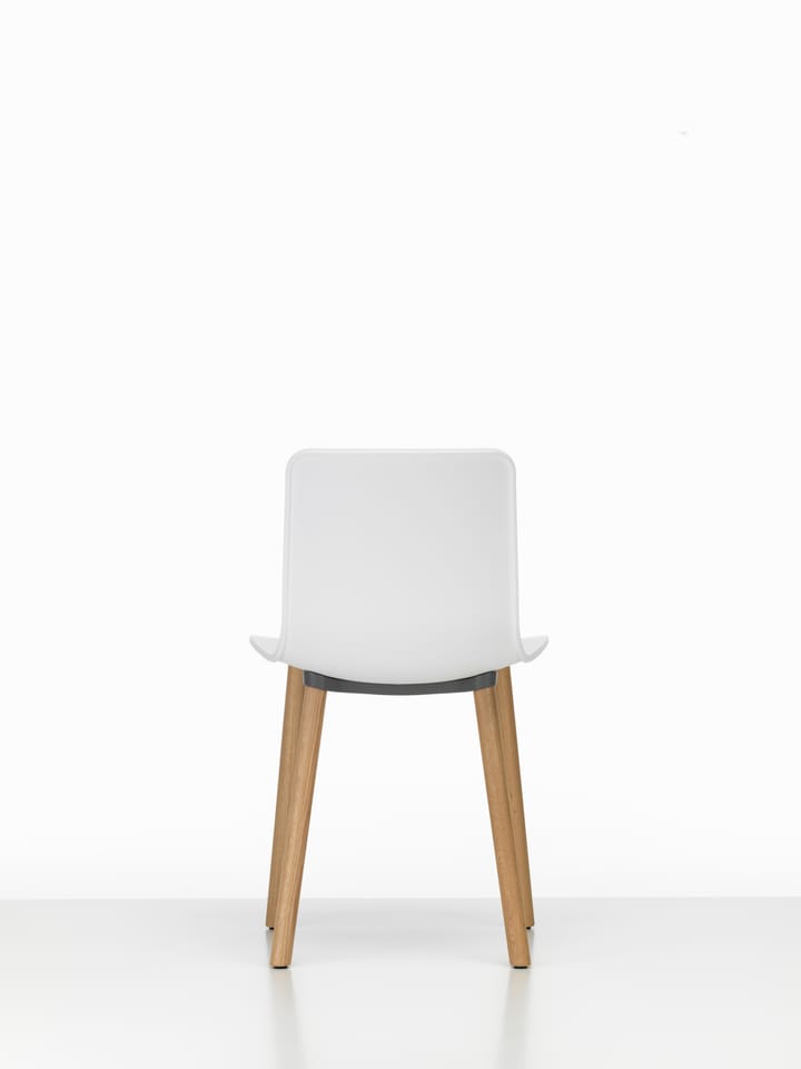 HAL RE wood stol, Cotton white-natural oak Vitra
