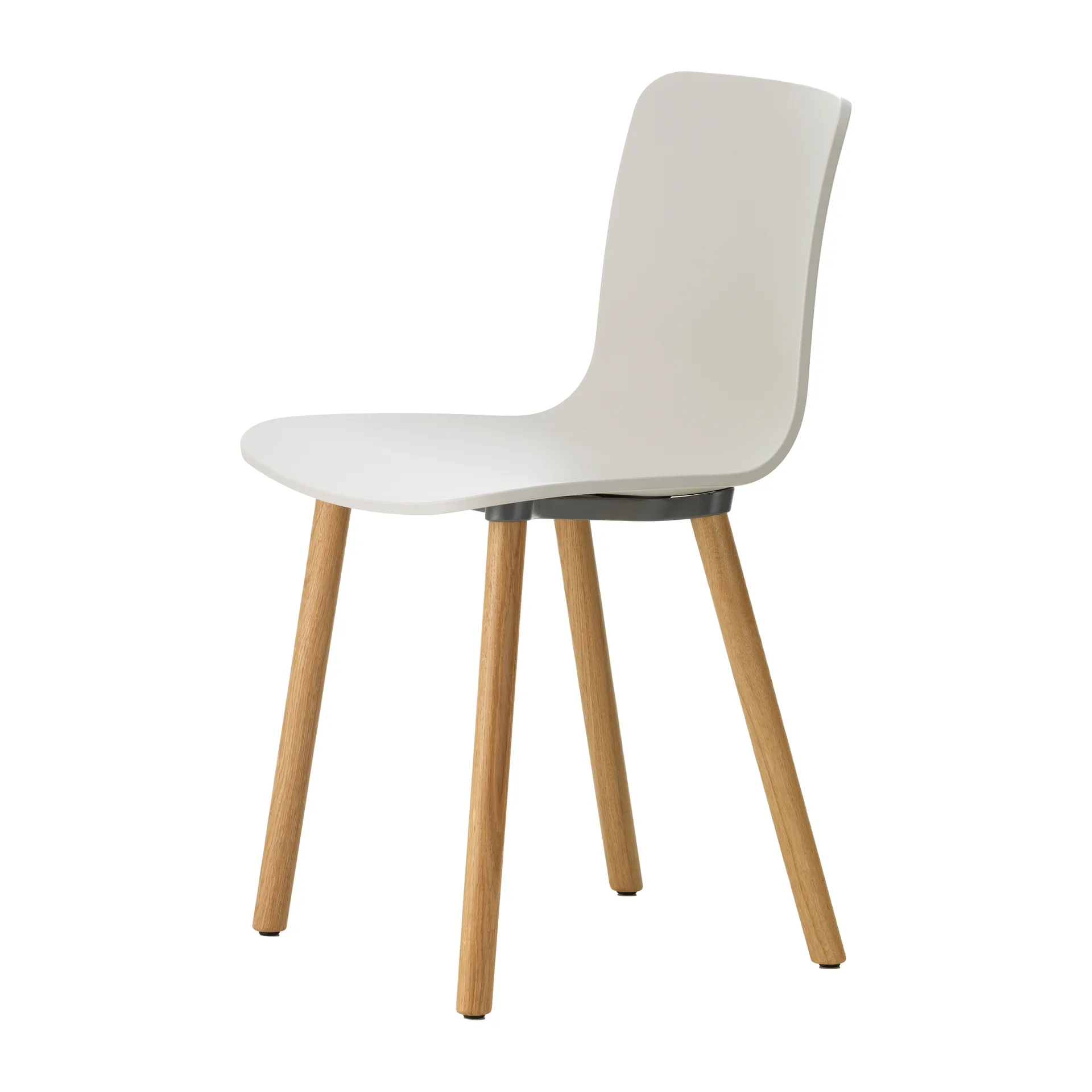 HAL RE wood stol, Warm grey-natural oak Vitra
