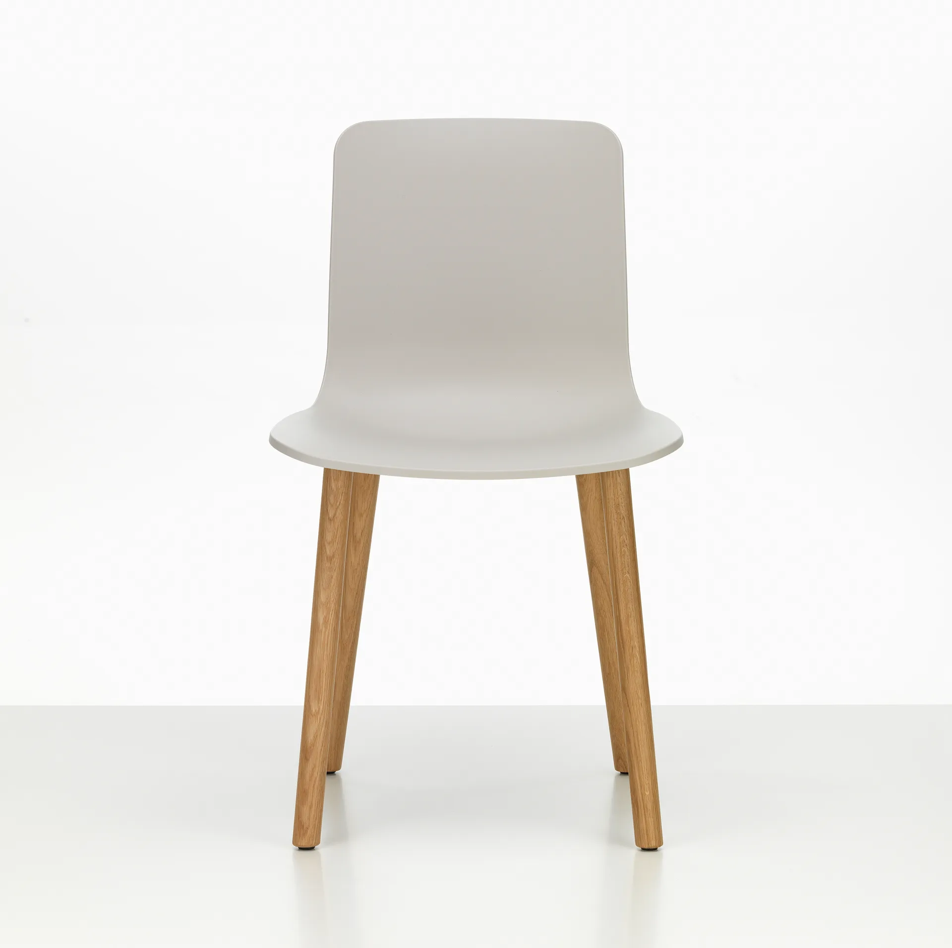 HAL RE wood stol, Warm grey-natural oak Vitra