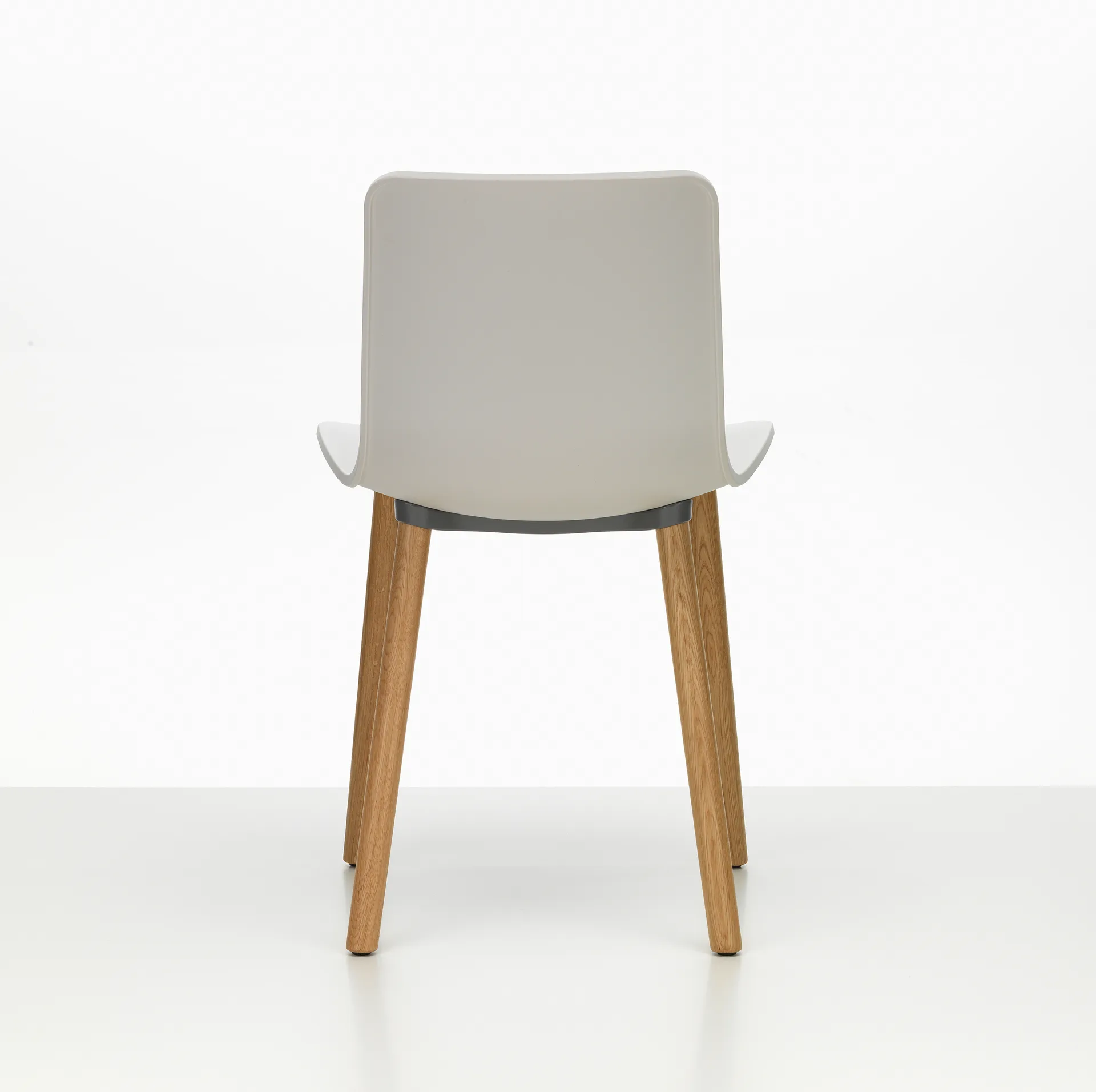HAL RE wood stol, Warm grey-natural oak Vitra