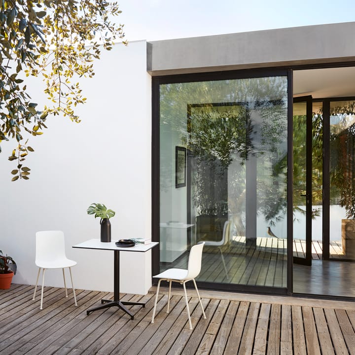 Hal Tube stol, White-Chrome Vitra