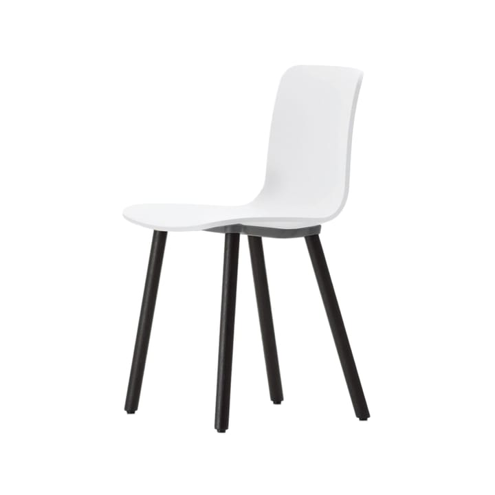 Hal wood stol - White-Dark oak - Vitra