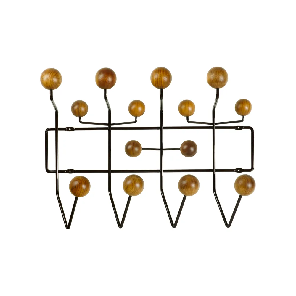 Vitra Hang It All klädhängare Chocolate-Walnut | Skandinavisk Design | Klädställningar & Galgar | Brun