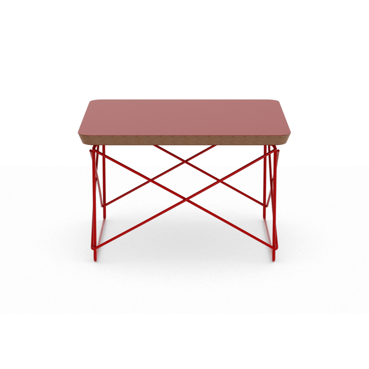 LTR occasional table sidobord - Linoleum dark brick-eames classic red - Vitra