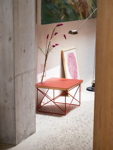 LTR occasional table sidobord - Linoleum dark brick-eames classic red - Vitra