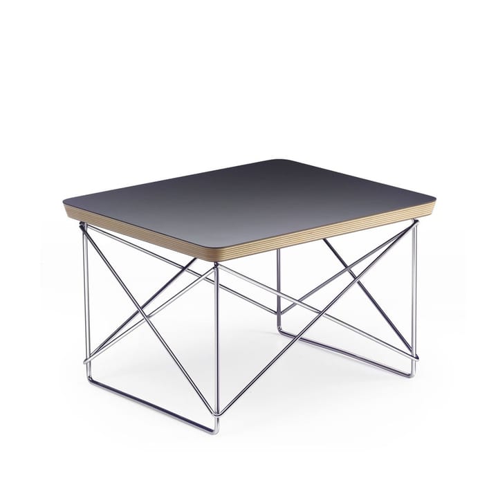LTR occasional table sidobord - Svart-Kromstativ - Vitra