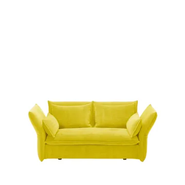 Mariposa 2-sits soffa - Iroko 01 gul - Vitra