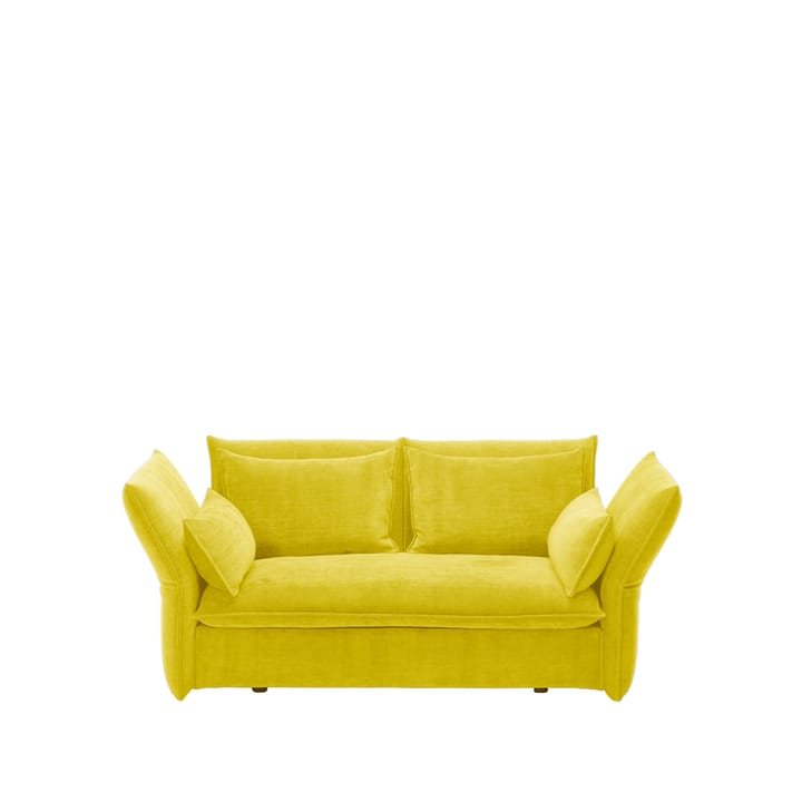 Mariposa 2-sits soffa - tyg iroko 01 gul - Vitra