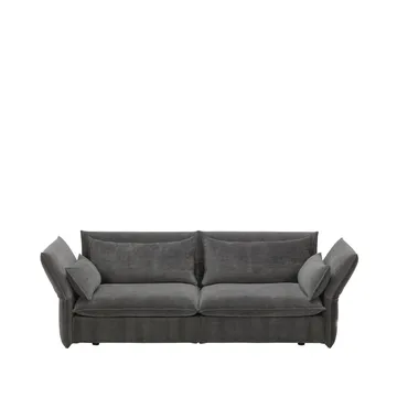 Mariposa 3-sits soffa - Iroko 08 mörkgrå - Vitra