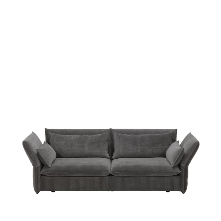Mariposa 3-sits soffa - Iroko 08 mörkgrå - Vitra