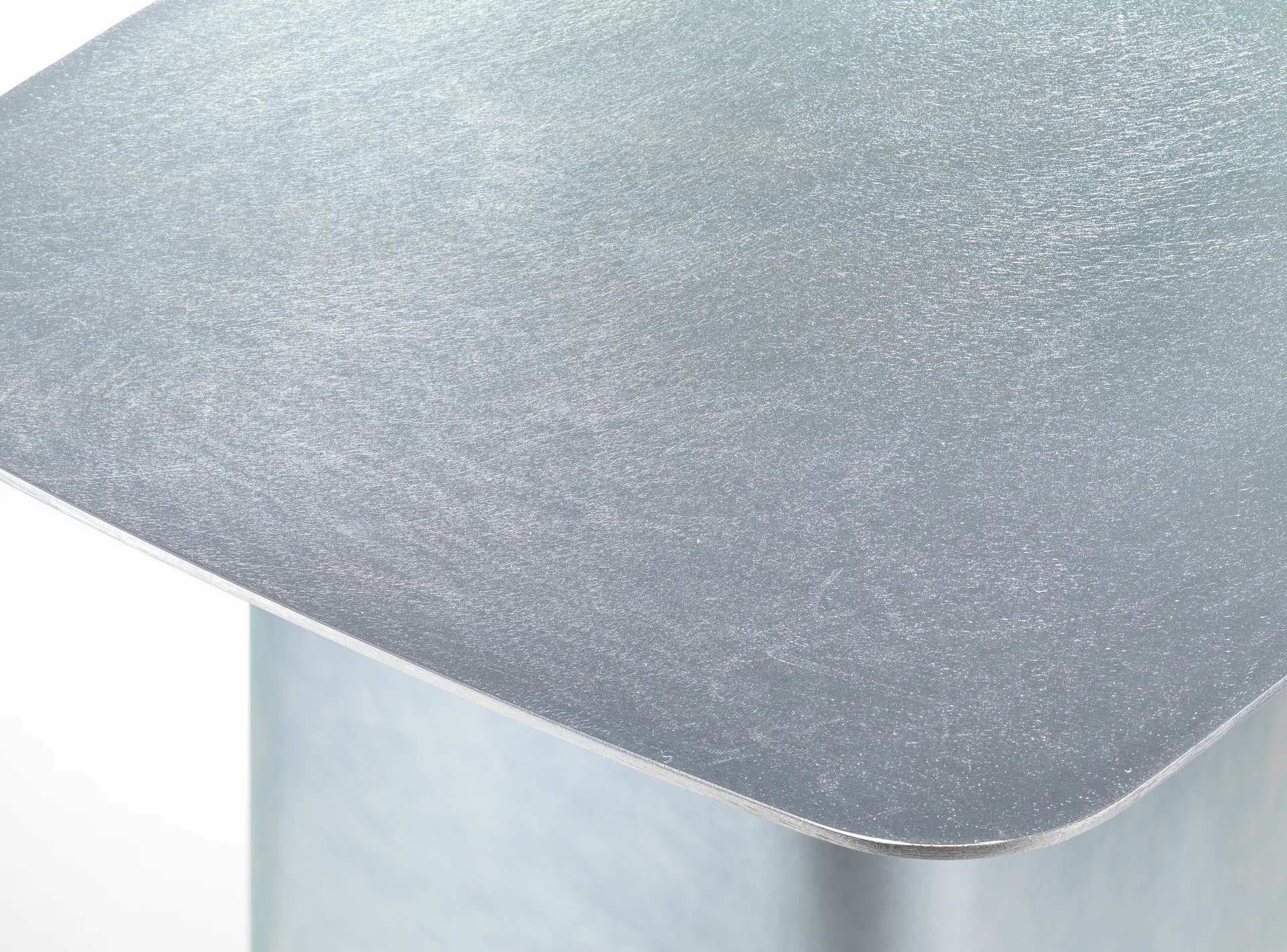 Metal medium sidobord, Galvaniserad zink Vitra