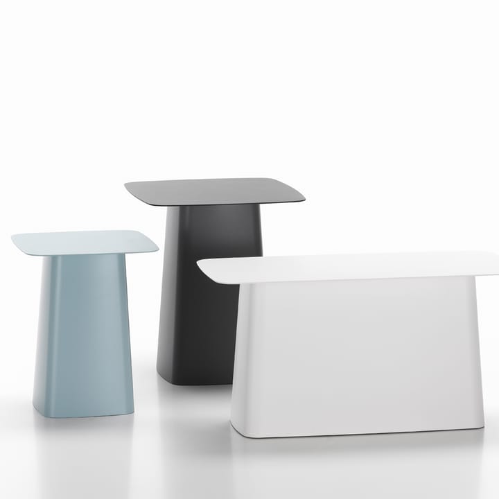 Metal medium sidobord, Vit Vitra