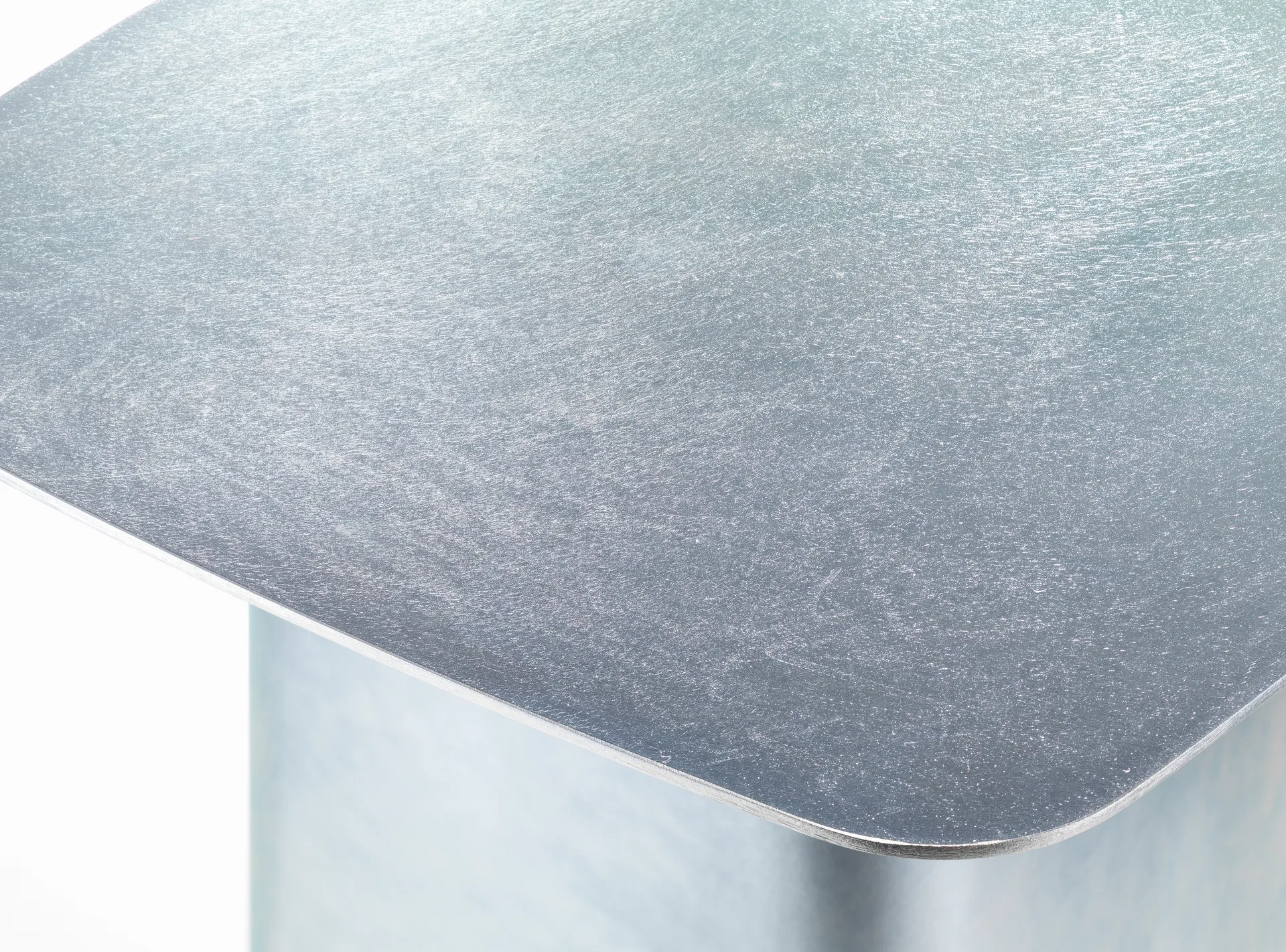 Metal small sidobord, Galvaniserad zink Vitra