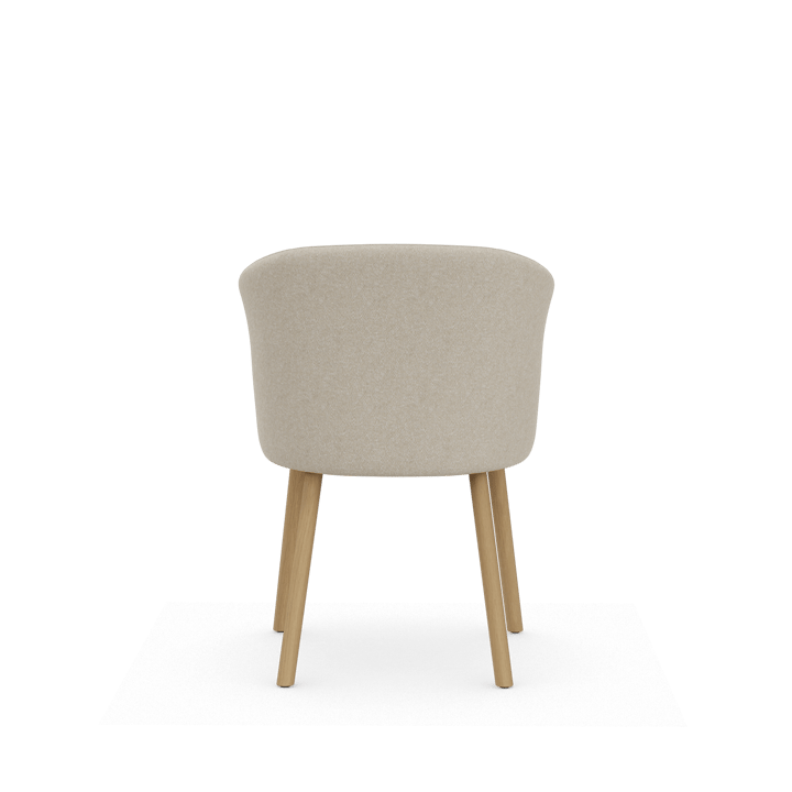 Mikado Armchair stol, Nubia Cream-pearl-natural oak Vitra