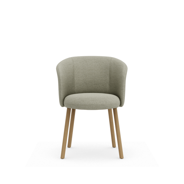 Mikado Armchair stol, Nubia Cream-sand-natural oak Vitra