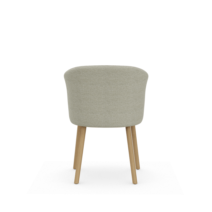 Mikado Armchair stol, Nubia Cream-sand-natural oak Vitra