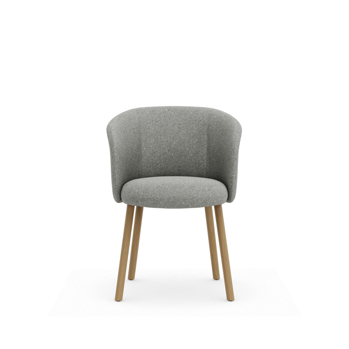 Mikado Armchair stol, Nubia Cream-sierra grey-natural oak Vitra