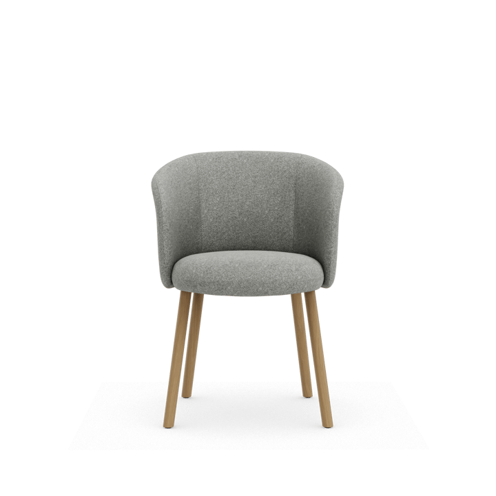 Mikado Armchair stol - Nubia Cream-sierra grey-natural oak - Vitra