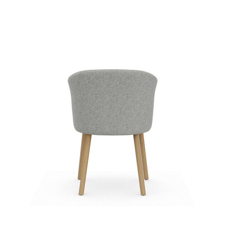 Mikado Armchair stol - Nubia Cream-sierra grey-natural oak - Vitra