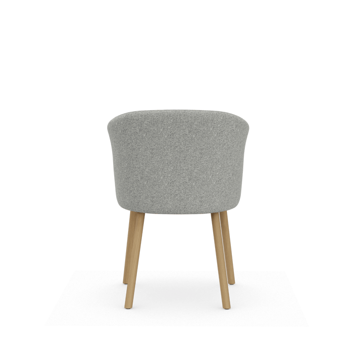 Mikado Armchair stol, Nubia Cream-sierra grey-natural oak Vitra