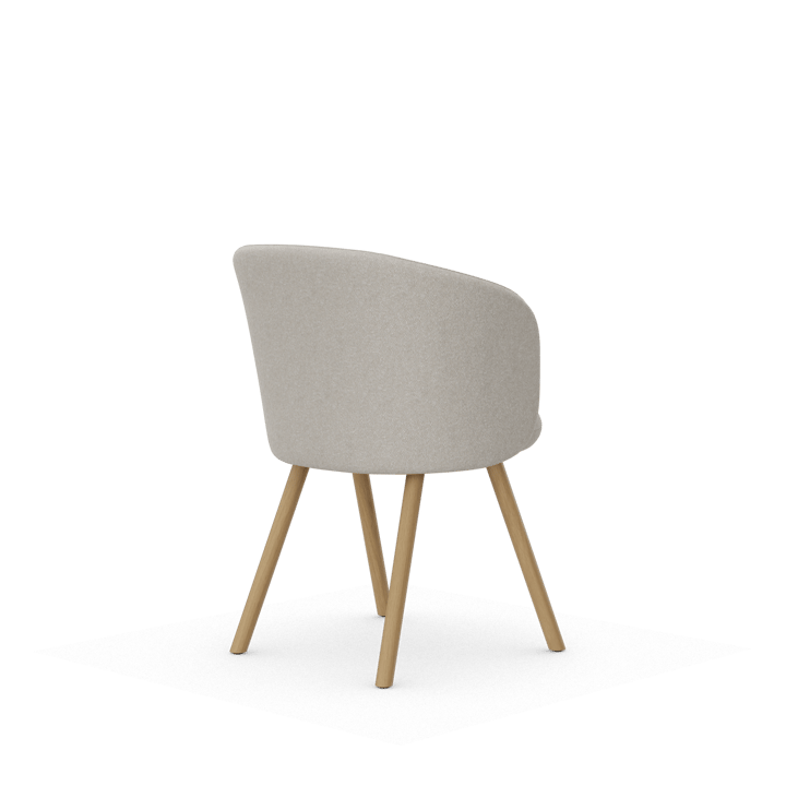 Mikado Armchair stol, Nubia Ivory-pearl-natural oak Vitra