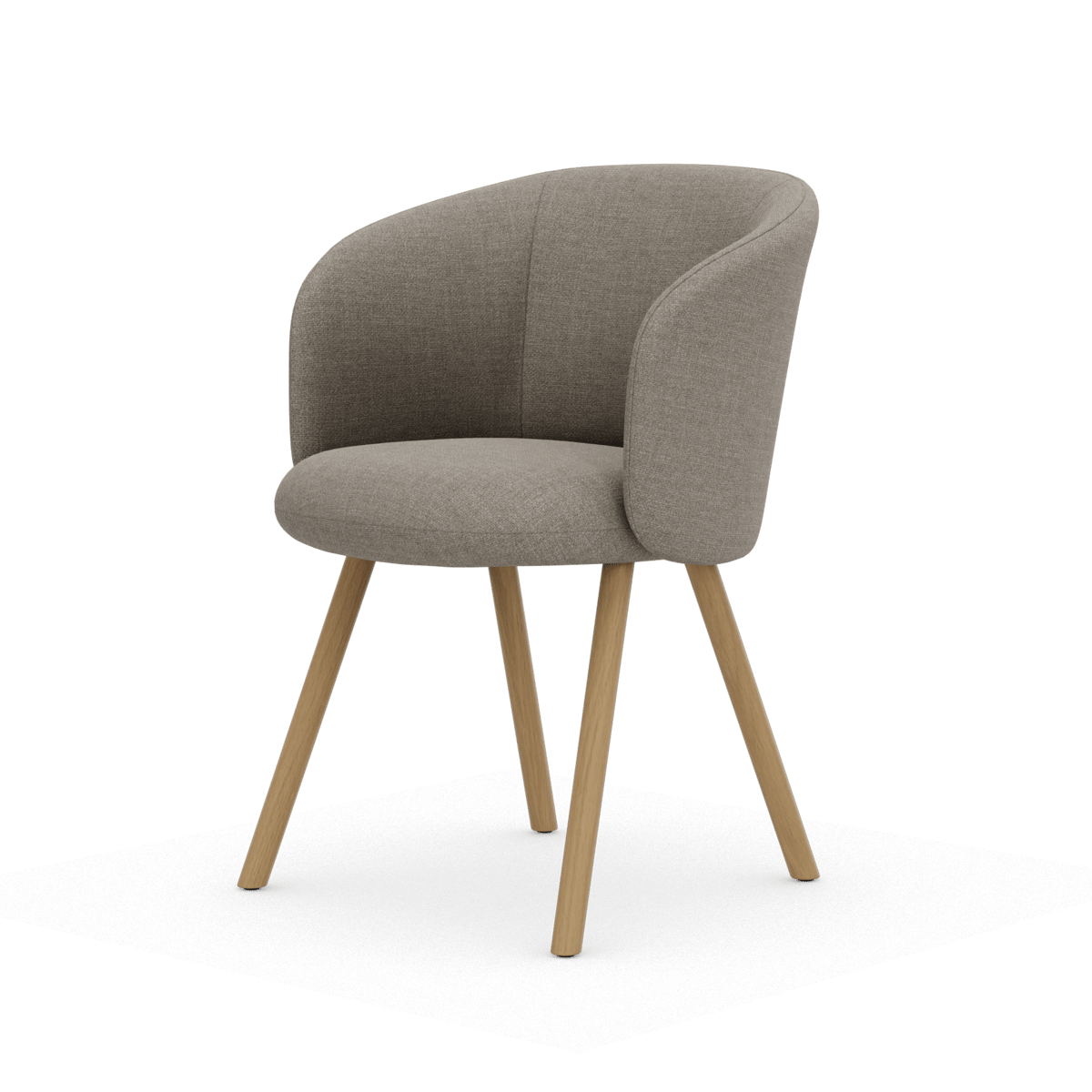 Vitra Mikado Armchair stol Savana Sand melange-natural oak