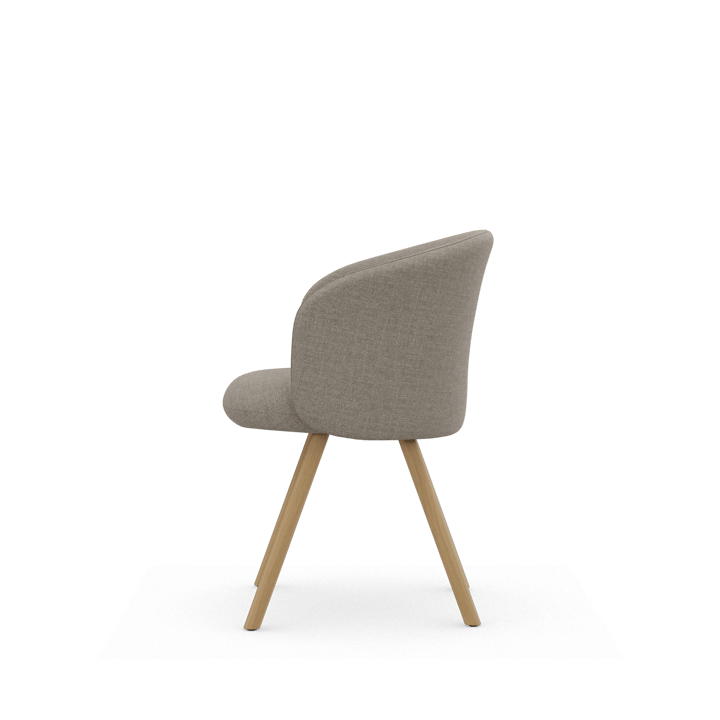 Mikado Armchair stol, Savana Sand melange-natural oak Vitra