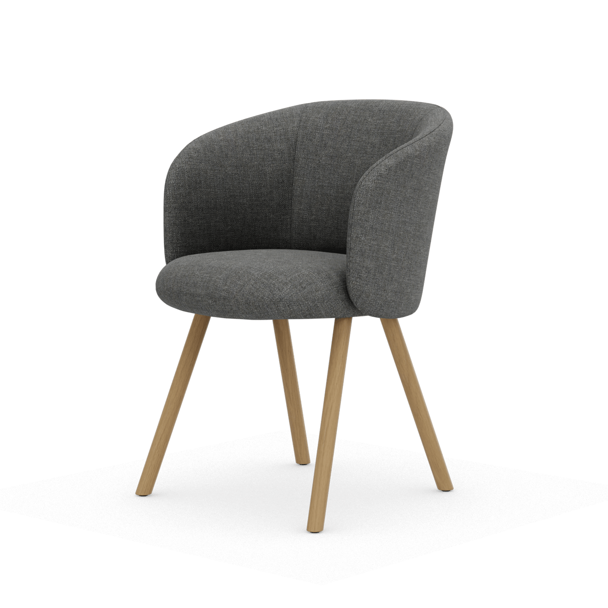 Vitra Mikado Armchair stol Savana Sierra melange-natural oak