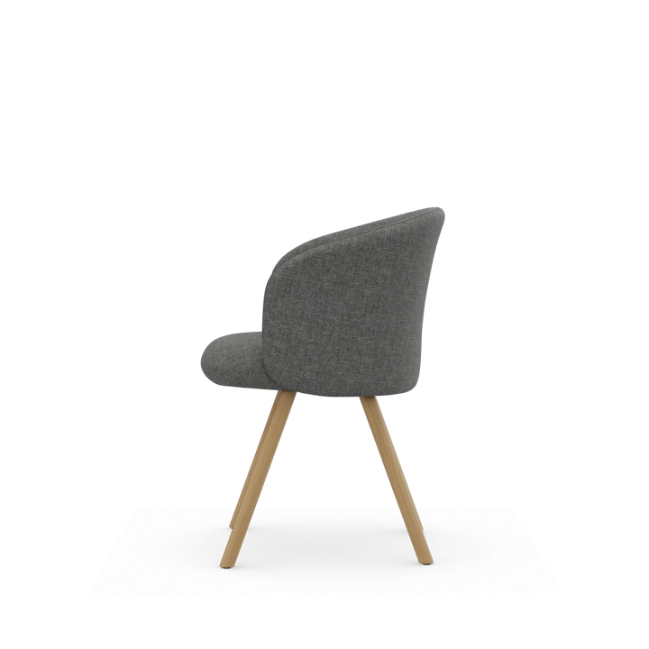 Mikado Armchair stol, Savana Sierra melange-natural oak Vitra