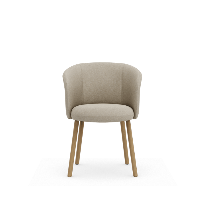 Mikado karmstol, Nubia Cream-pearl-natural oak Vitra