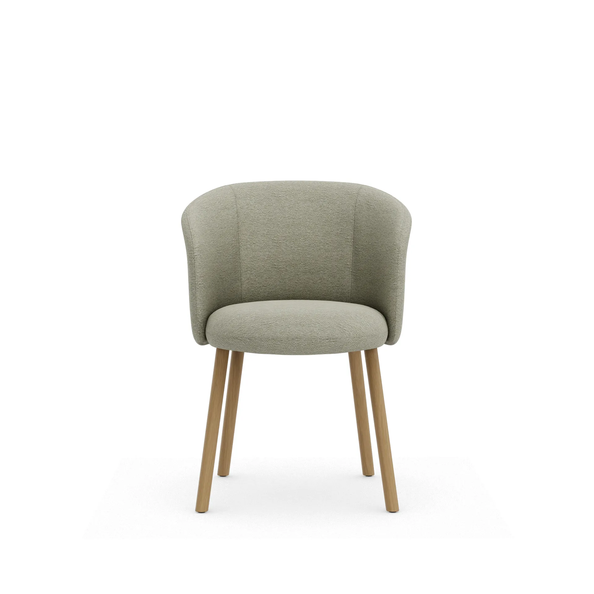 Mikado karmstol, Nubia Cream-sand-natural oak Vitra
