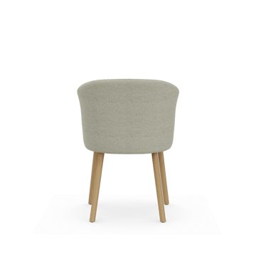 Mikado karmstol - Nubia Cream-sand-natural oak - Vitra
